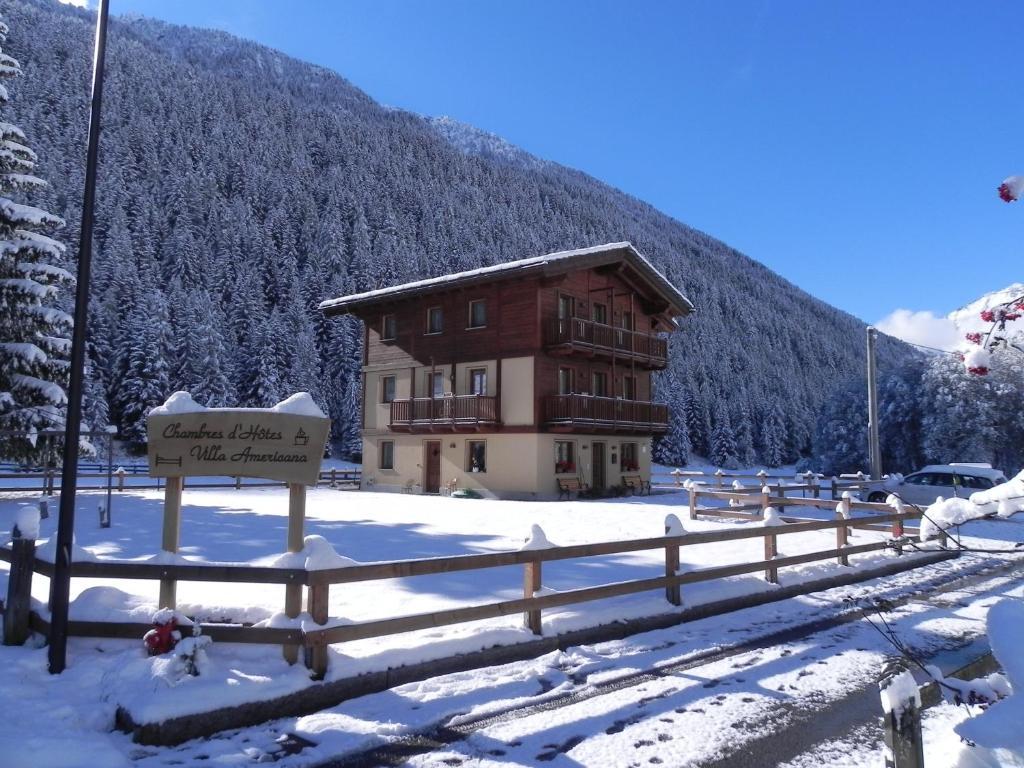 Villa Americana Chambres D'Hotes Champoluc Eksteriør billede